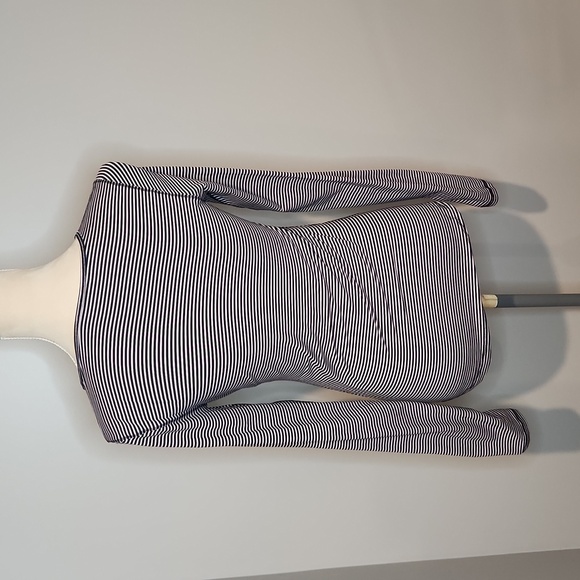 Lululemon Sunset Salutation Long SleeveMini Pop Stripe Black Mink Berry - Picture 8 of 10